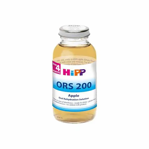 Tretesire Orale per Rehidratim – Molle Hipp 200 ml
