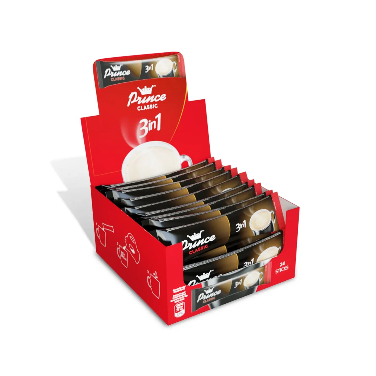 Prince Caffe 3in1 Classic 15gr