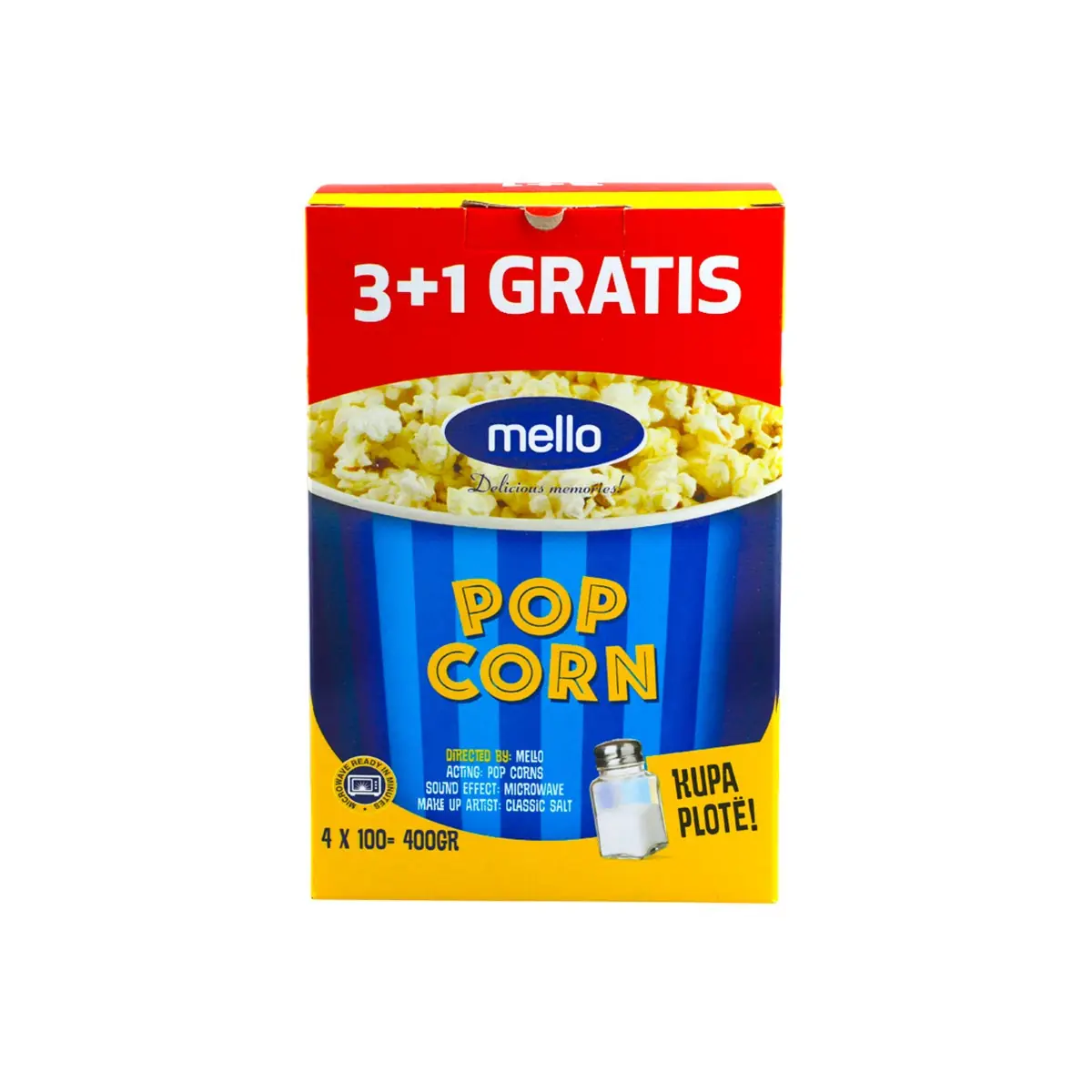 Popkorn family pack Mello 300gr