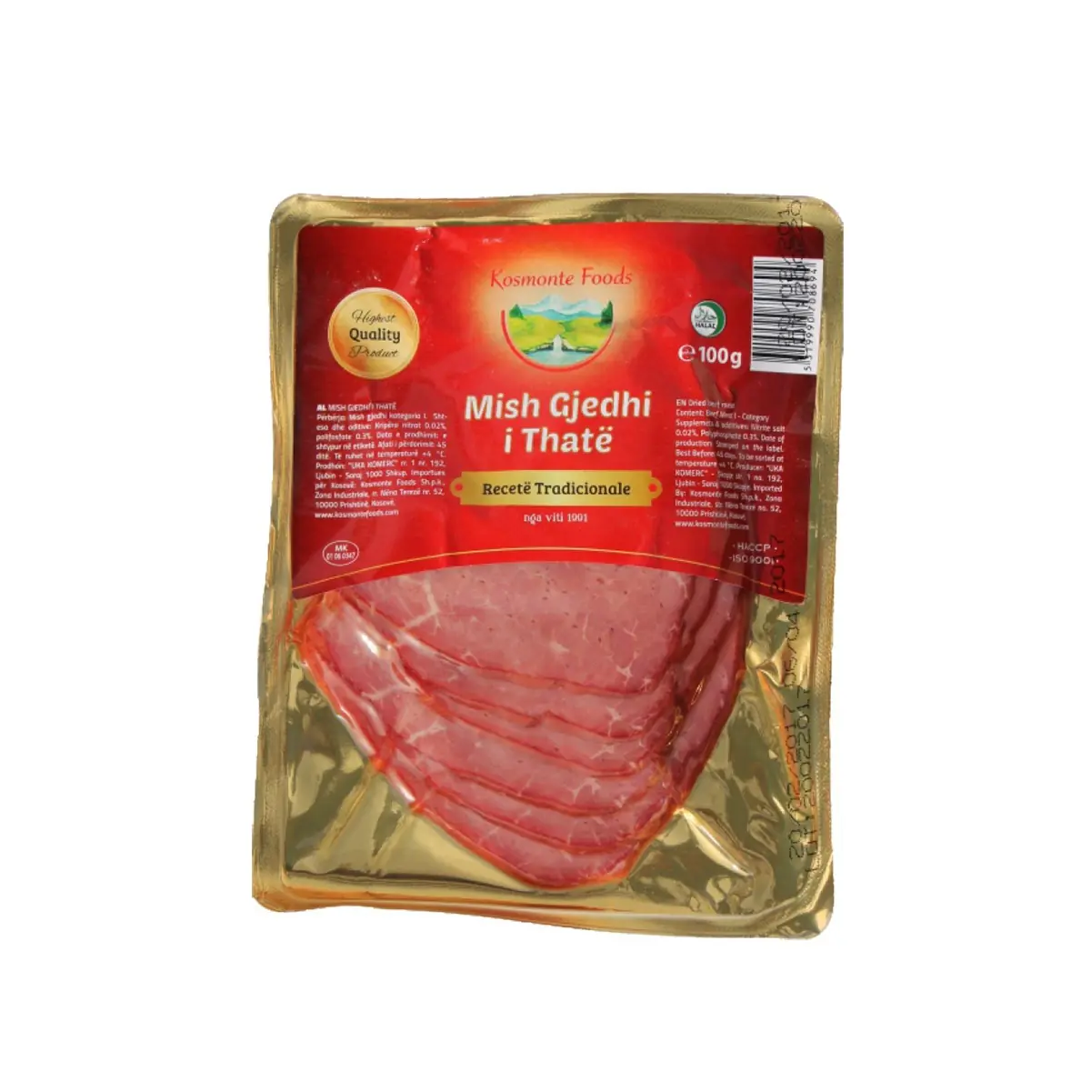 Mish gjedhi i thate ne rriska Kosmo 100g