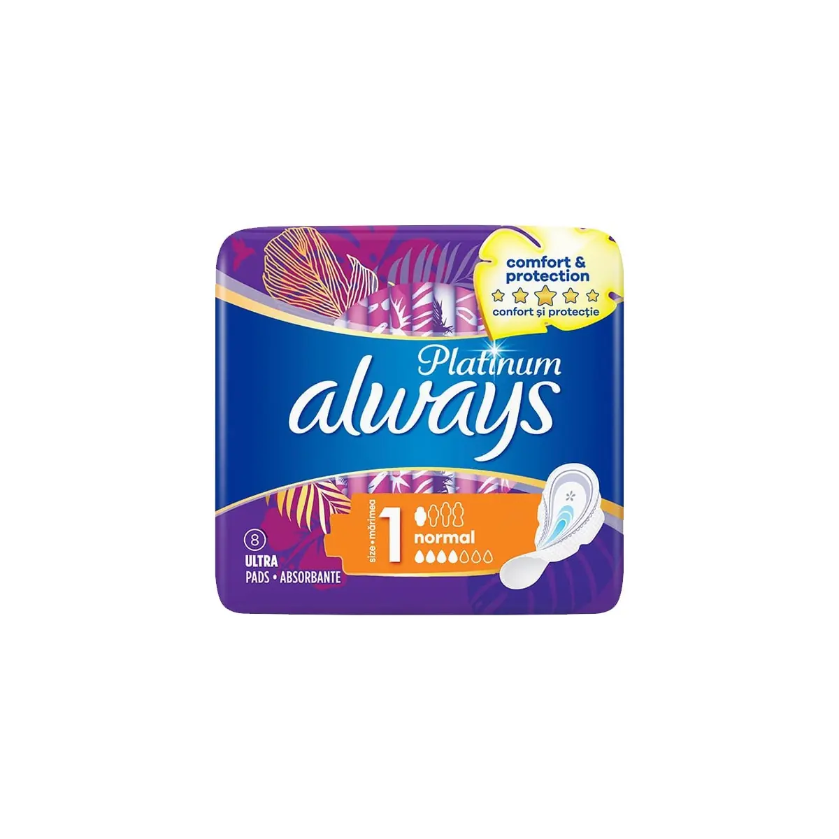 Vata higjienike Always Plati.Normal 8cop