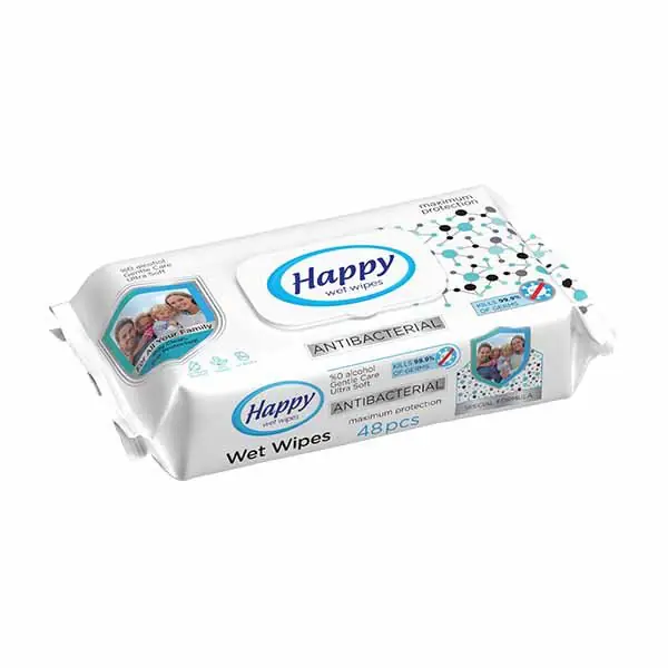 Leter e lagur antibacteriale Happy 48 cope