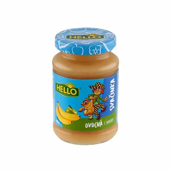 Ushqim per femije banane Hello 190 gr