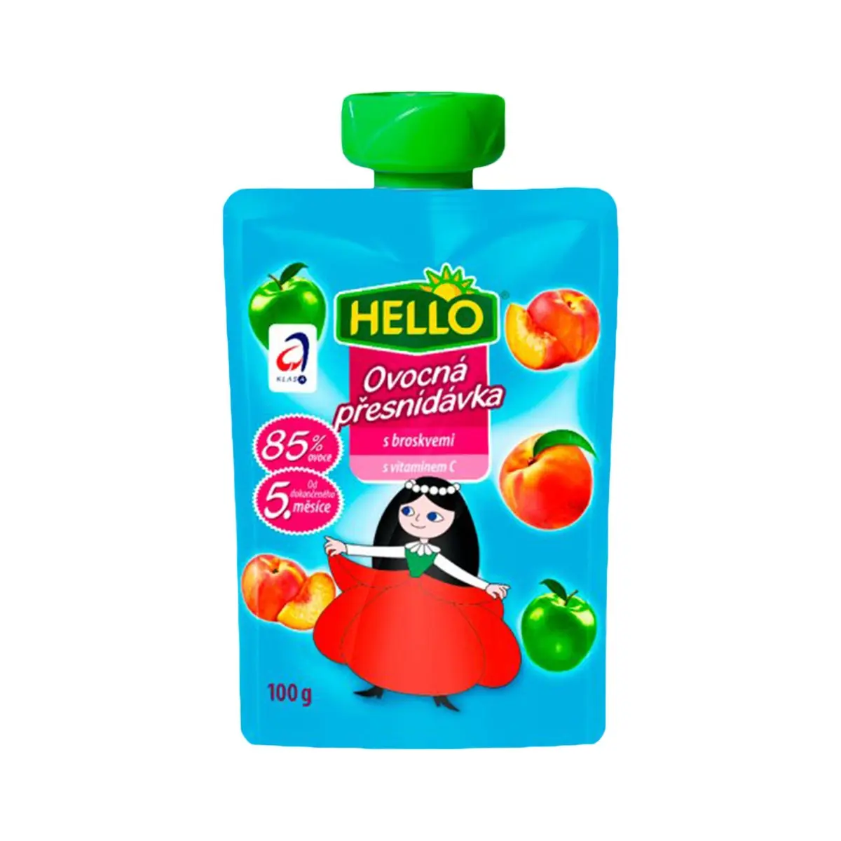 Ushqim per femije Hello Kajsi 100gr