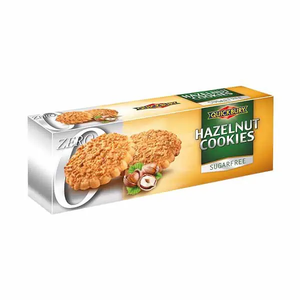Hazelnut Cookies Sugar Free 130g 16/1