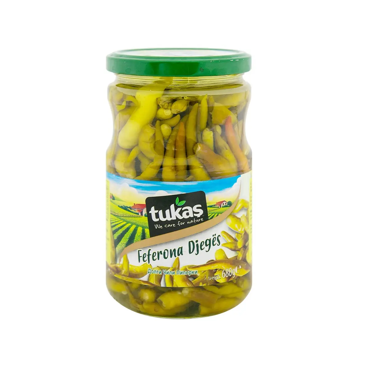 Feferona te gjate te djeges Tukash 680gr