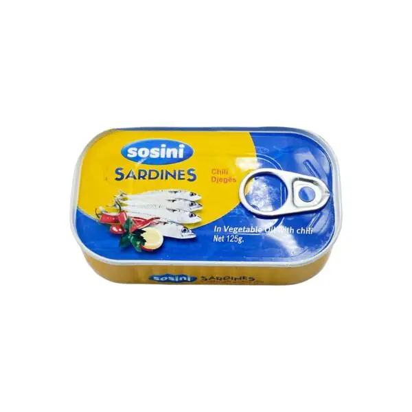 Sardine e djegest Sosini 125gr