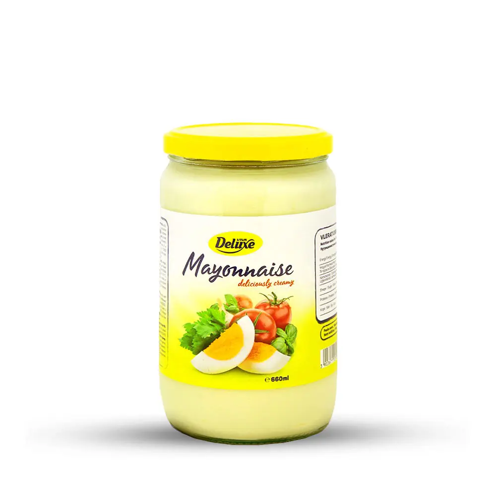 Majonez qelq Deluxe 660ml