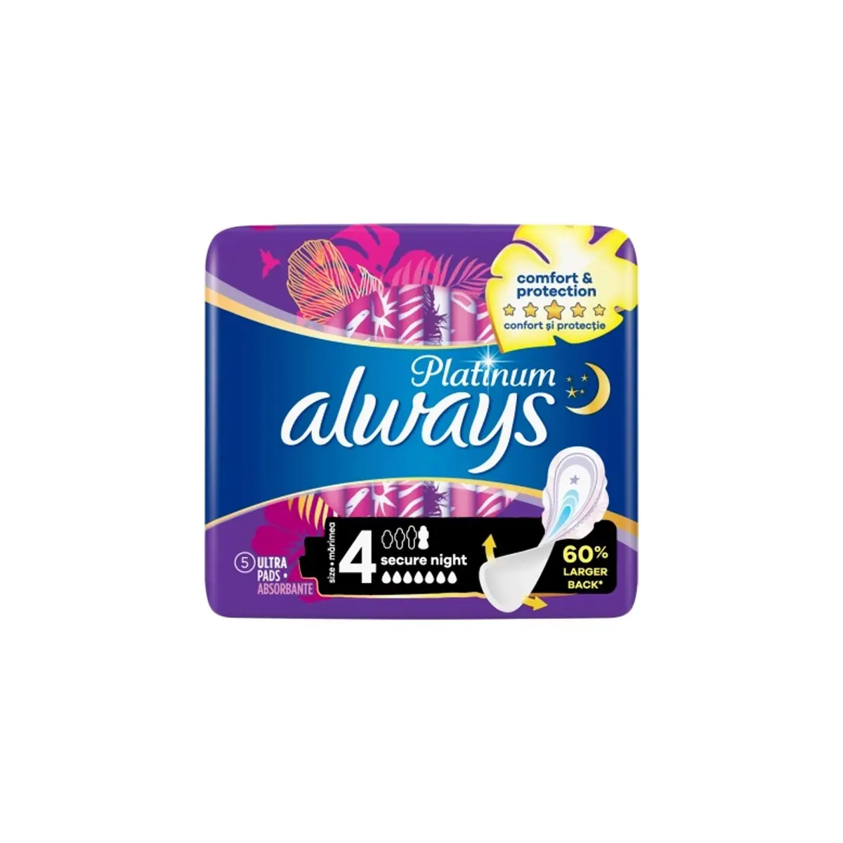 Vata higjienike Always Ultr.Night 5cope