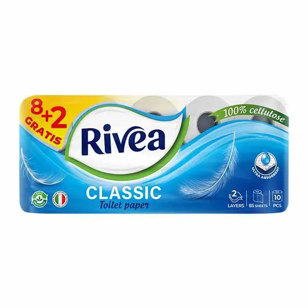 Leter toaleti ultra soft Rivea 8+2