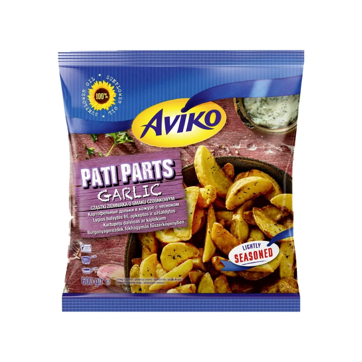 Patate me hudher pati parts Aviko 600gr
