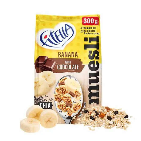 Musli me banane Fitella 300gr