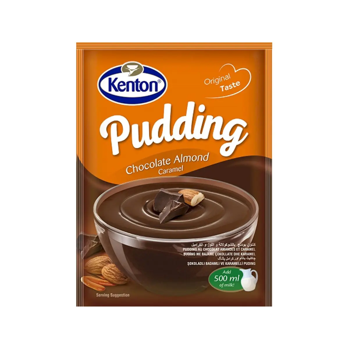 Puding cokollate dhe bajame Kenton 100gr