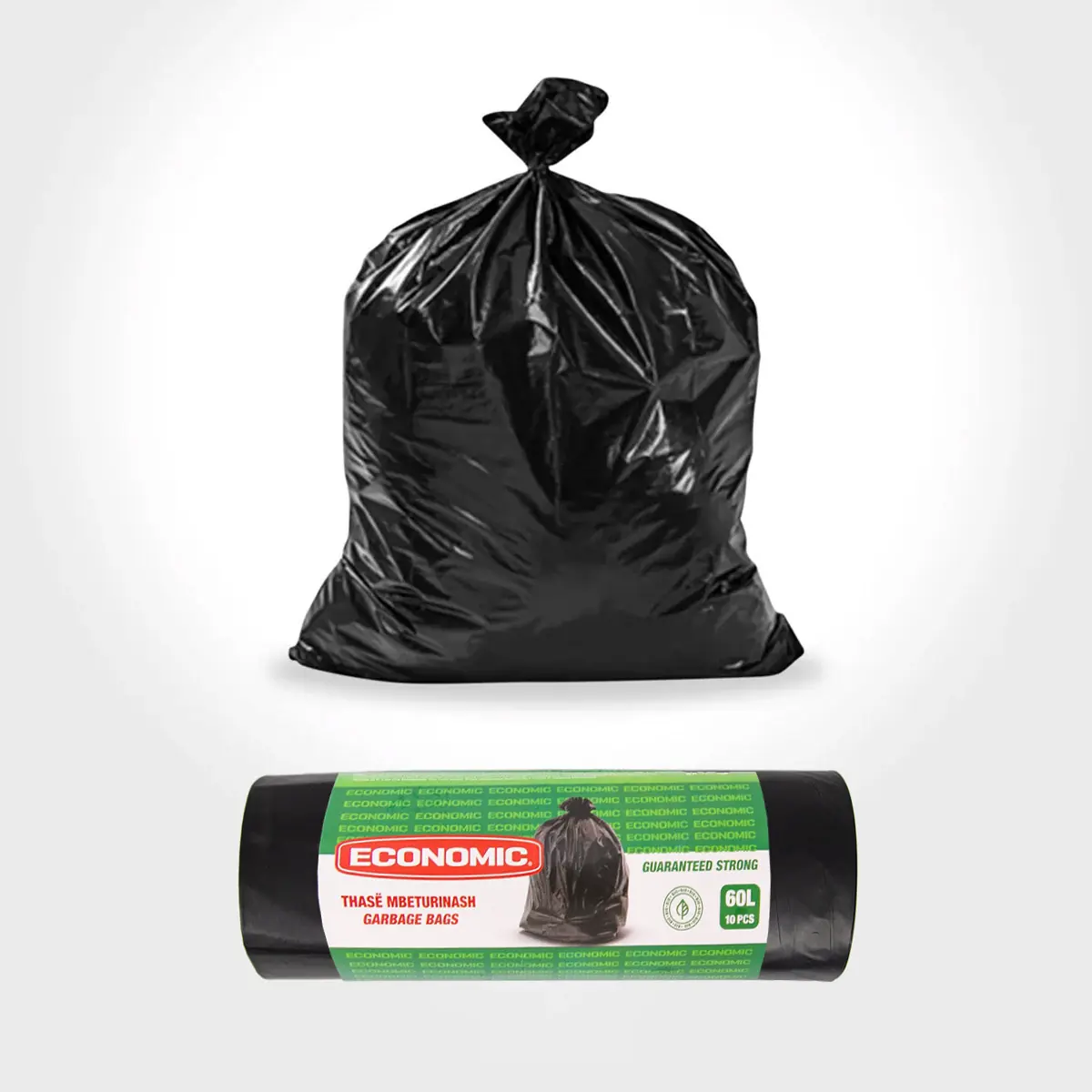 Qese per mbeturina Economic 60 L
