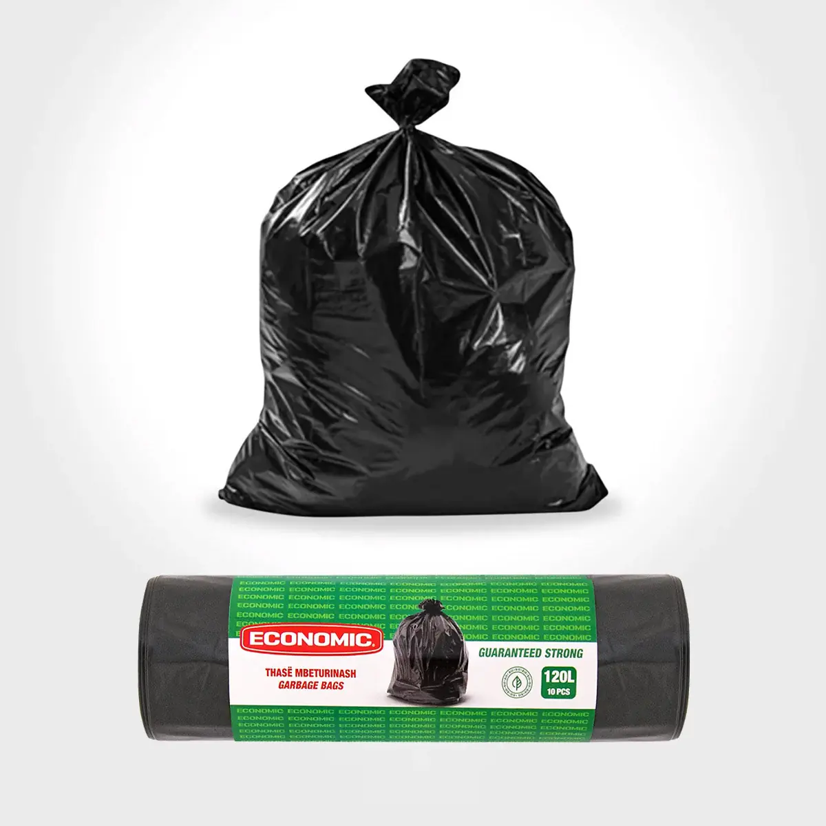 Qese per mbeturina Economic 120 L