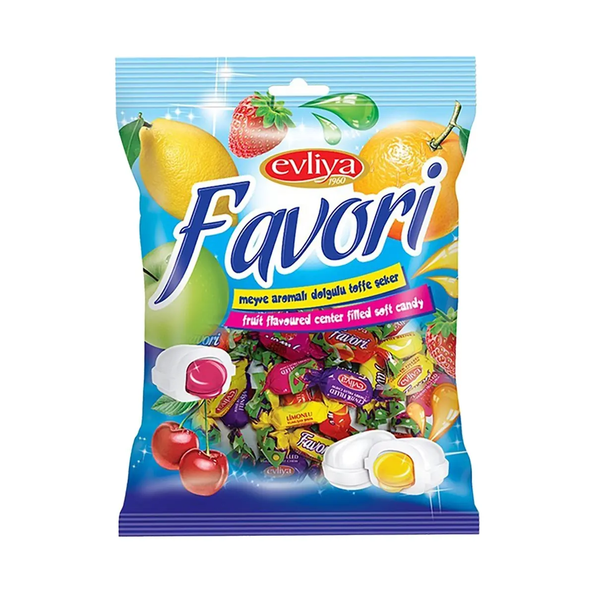 Bonbon me fruta Evliya 300gr