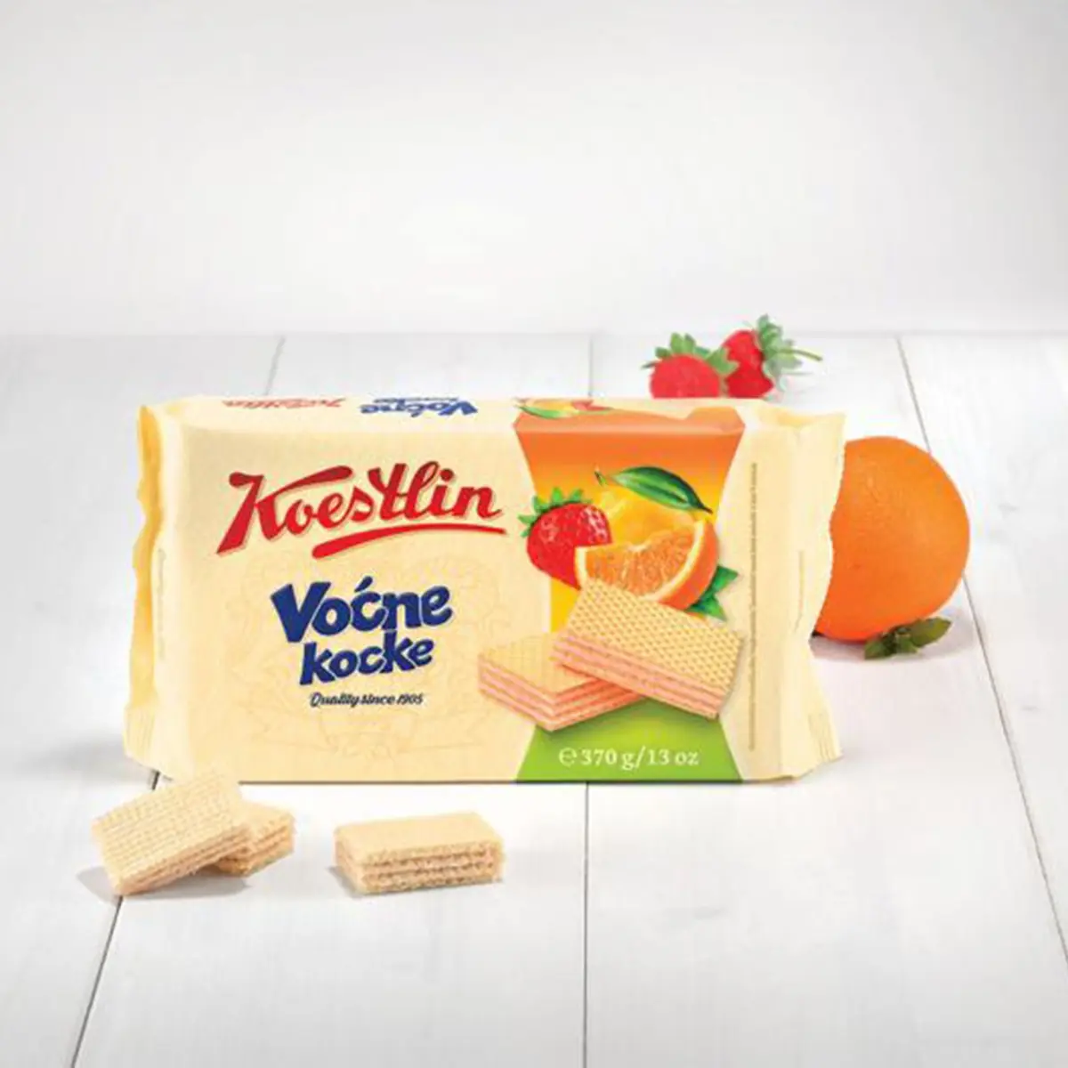 Vafer me fruta Koestlin 370gr