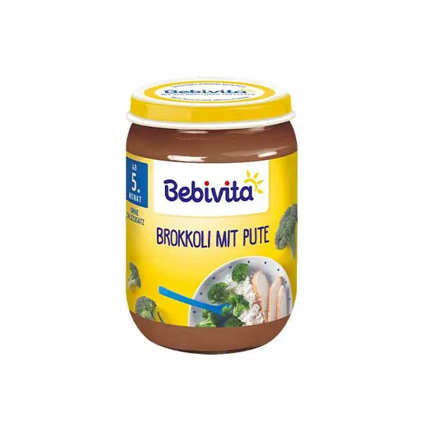 Ushqim femijev brocol&mish Bebivita 190g