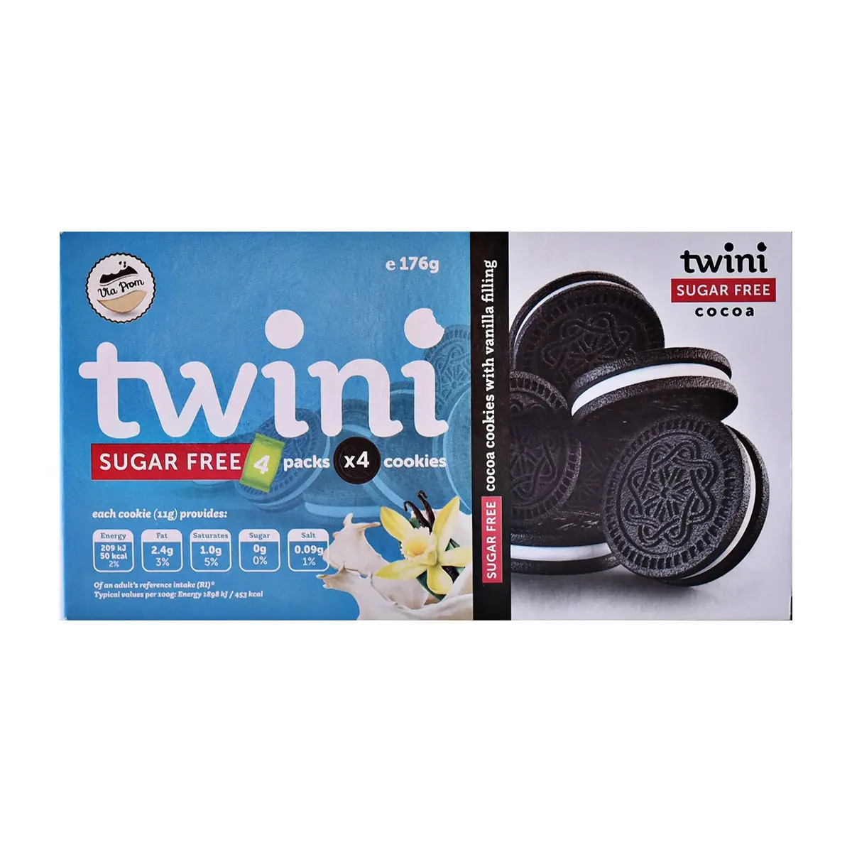 Biskota pa sheqer me cacao Twini 178gr