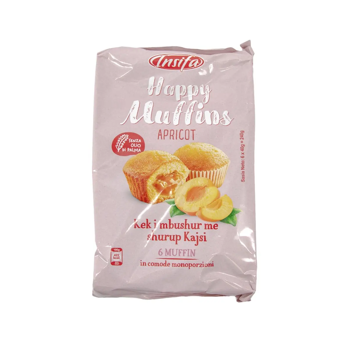 Muffins me kajsi Insifa 240gr