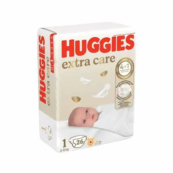 Pelena per femije Huggies 0-5kg 26cop