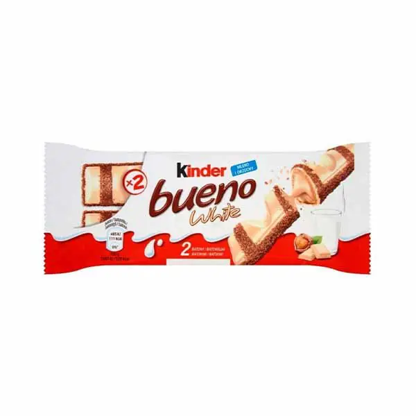 Cokollate bar Kinder bueno e bardhe 43gr