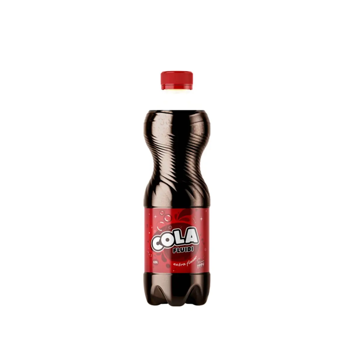 Pije e gazuar cola Fluidi 0.5L