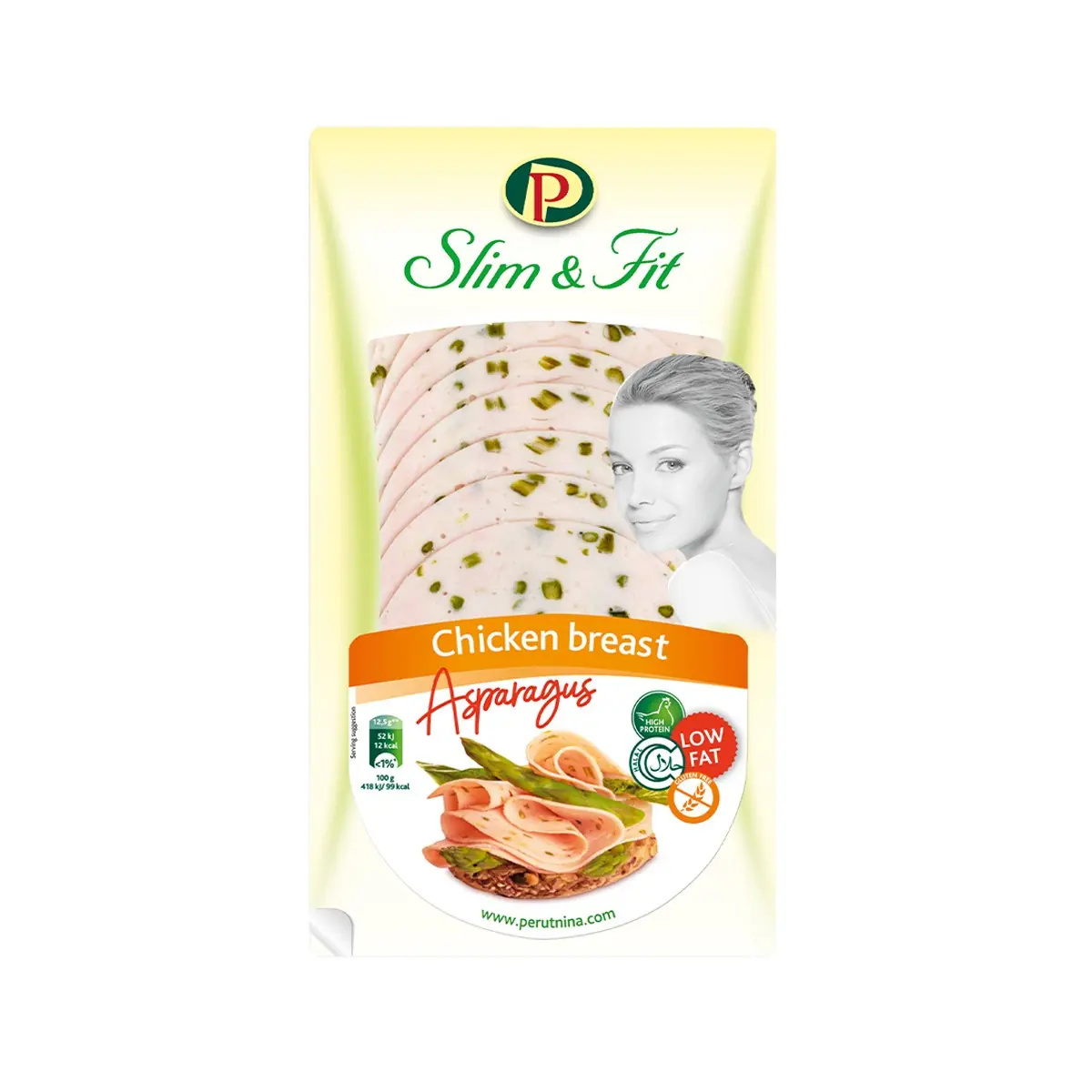 Gjoks pule me asparagus Slim&Fit 100g