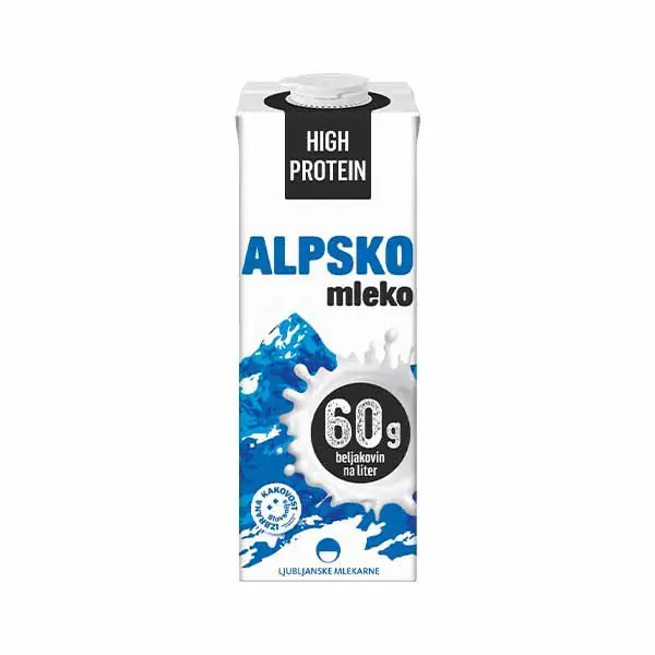 Qumesht me 60gr protein Alpsko 1l