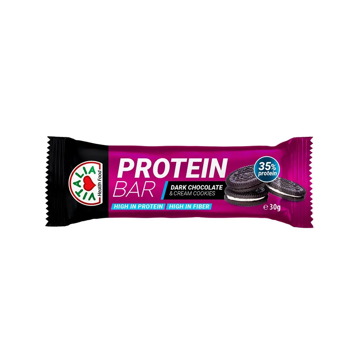 Proteinë bar çoko e zezë Vitalia 30gr