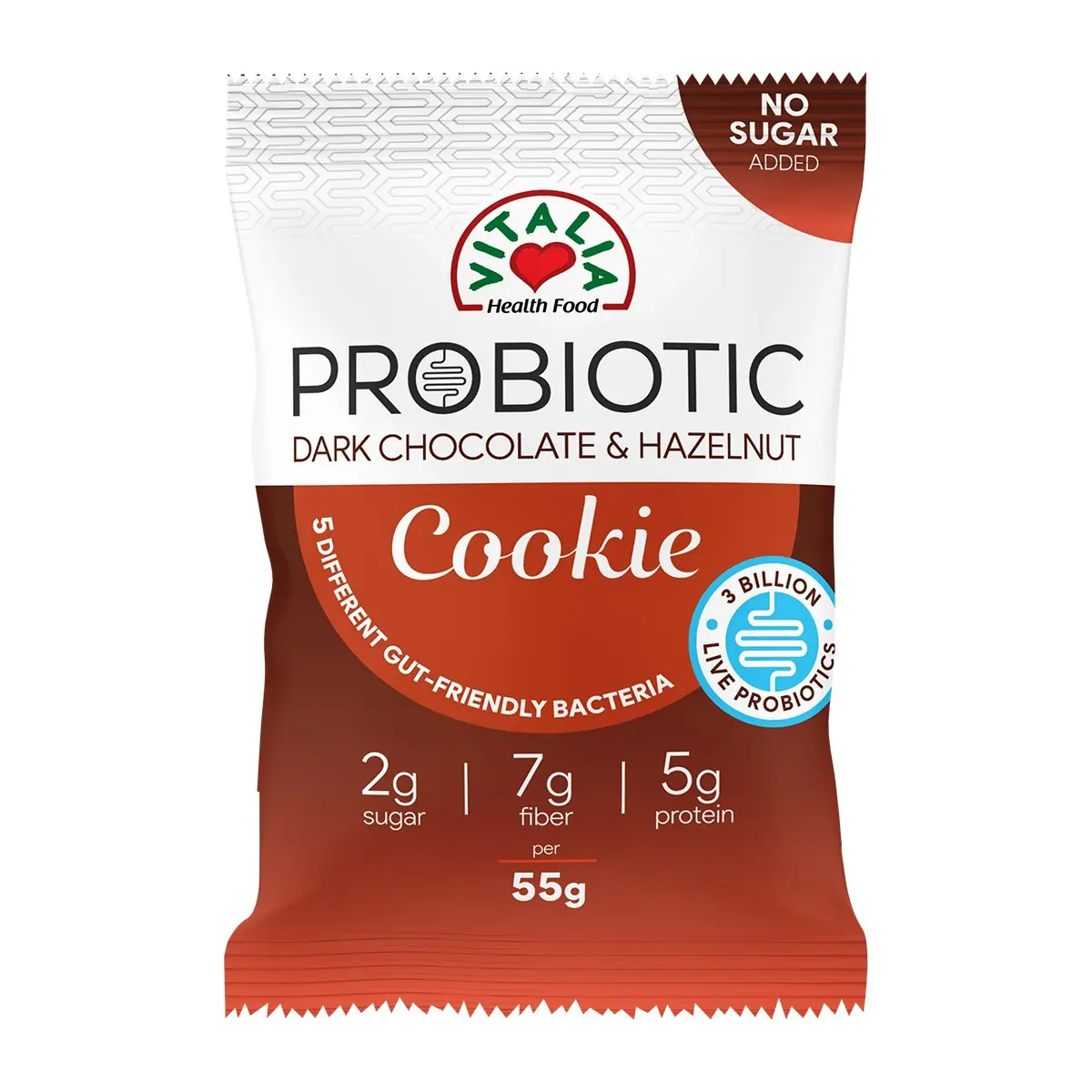 Biskotë me kakao&lajthi Vitalia 55gr