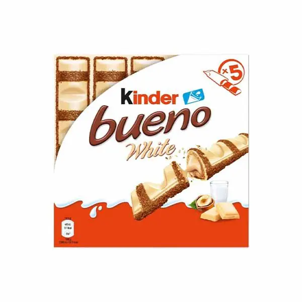 Qokollate e bardhe Kinder bueno t5 107gr