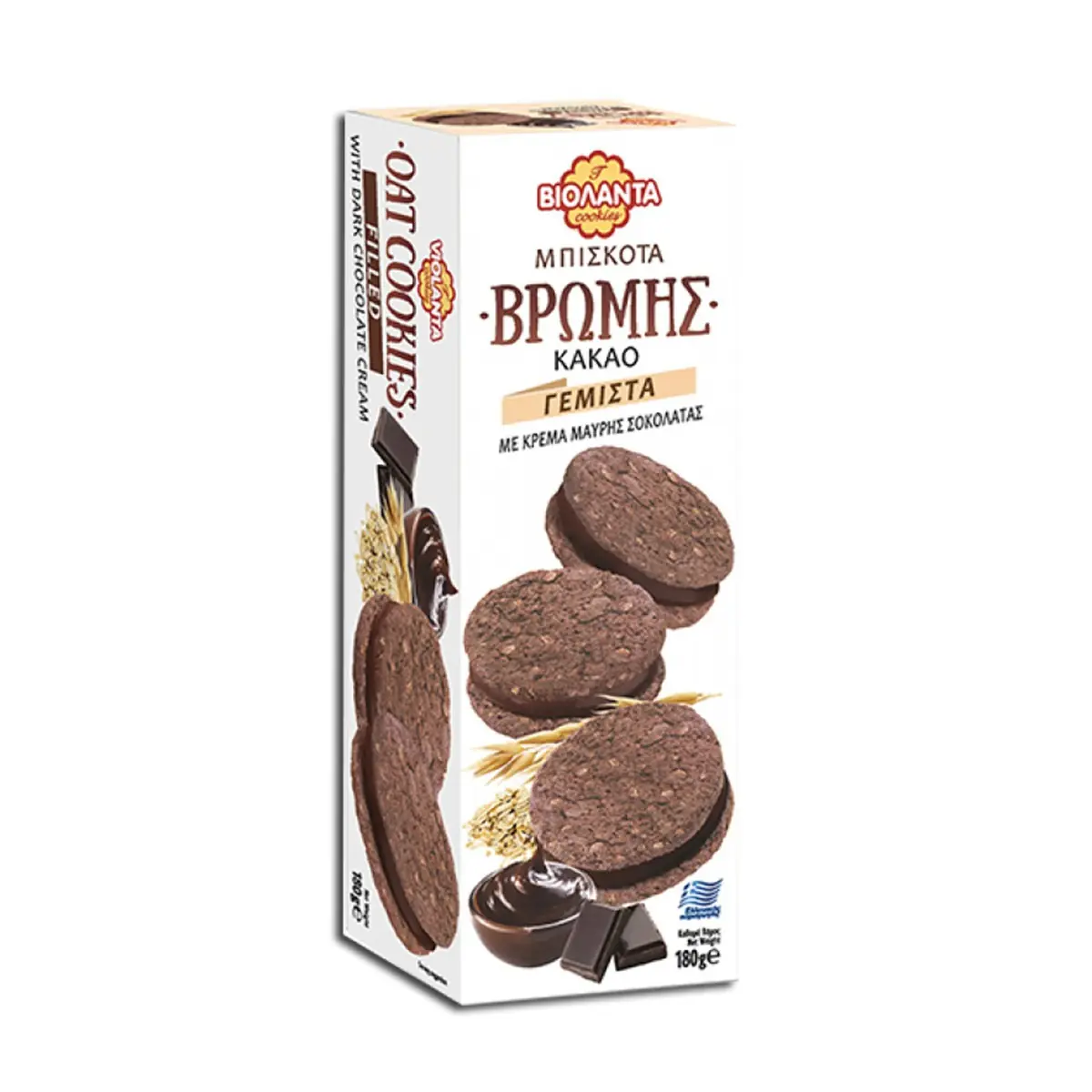 Biskota me çoko.të zezë Violanta 180g