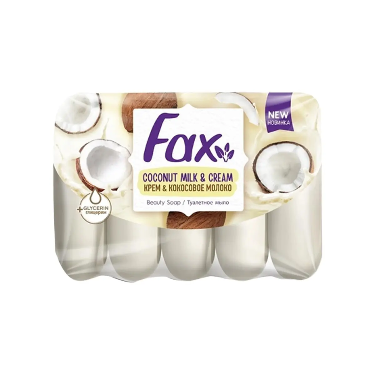 Sapun i ngurt Fax Milk&Cream 5×70 gr