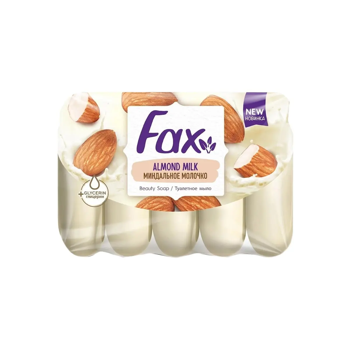 Sapun i ngurt Fax Almond&Milk 5×70 gr
