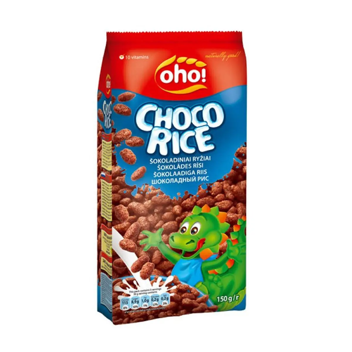 Kornfleks çoko. ne forme orizi Oho 175gr