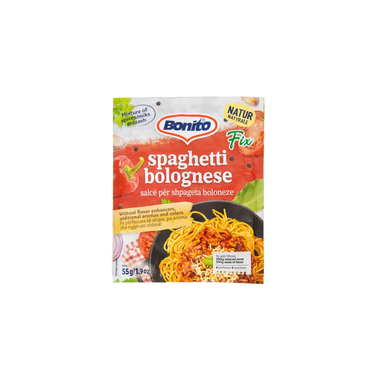 Salce per shpageta bolognese Bonito 55gr
