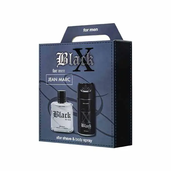 Set per meshkuj black Jean marc