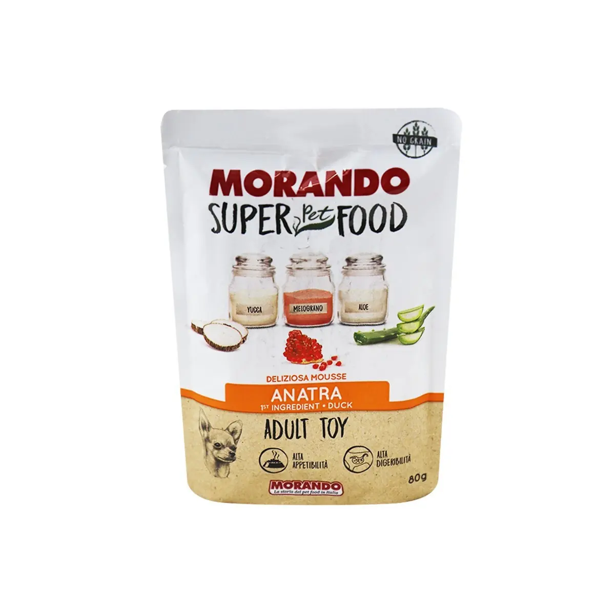 Ushqim Qensh me Mish Rose 80g