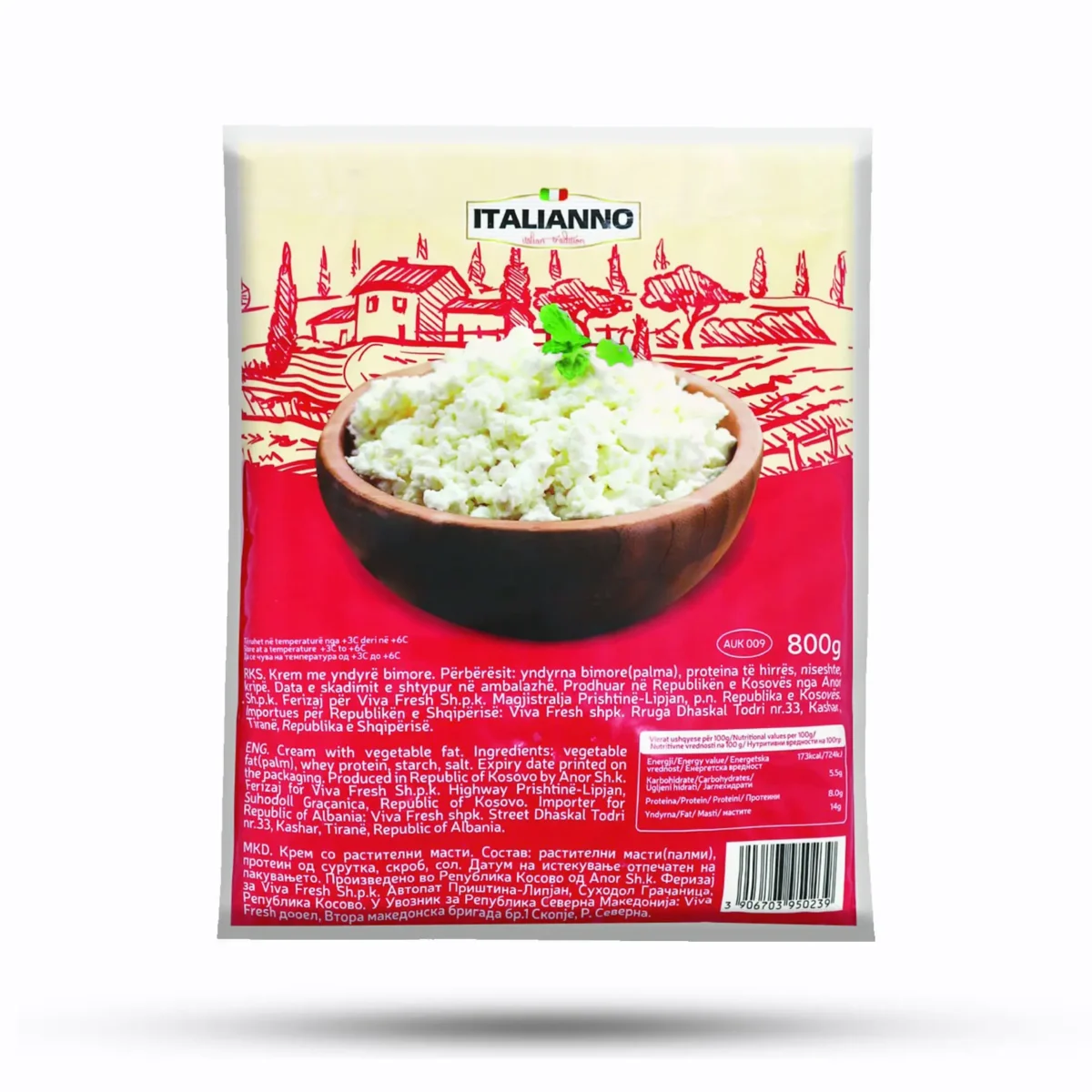 Krem per pite Italianno 800gr