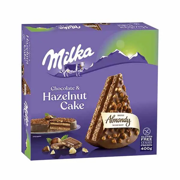 Torte e ngrire Milka choco hazelnut400gr