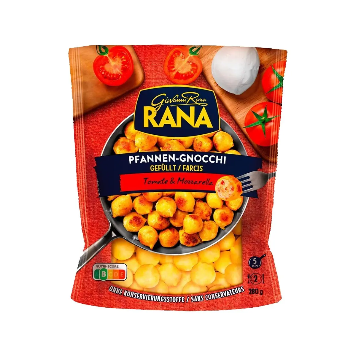Patate Gnochi Domate&Mozarella Rana 280g