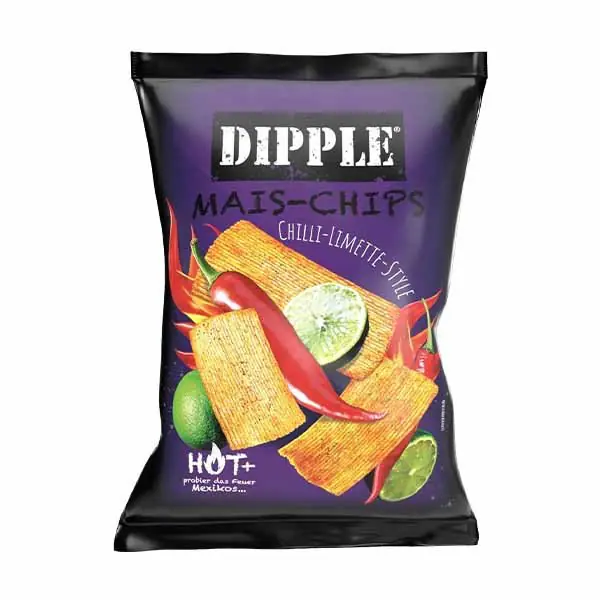 Qips me lemon lime&djegest Dipple 90gr