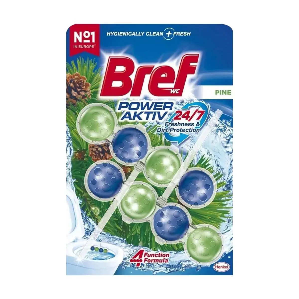 Arome per Wc Bref Pine 2×50 gr (T)