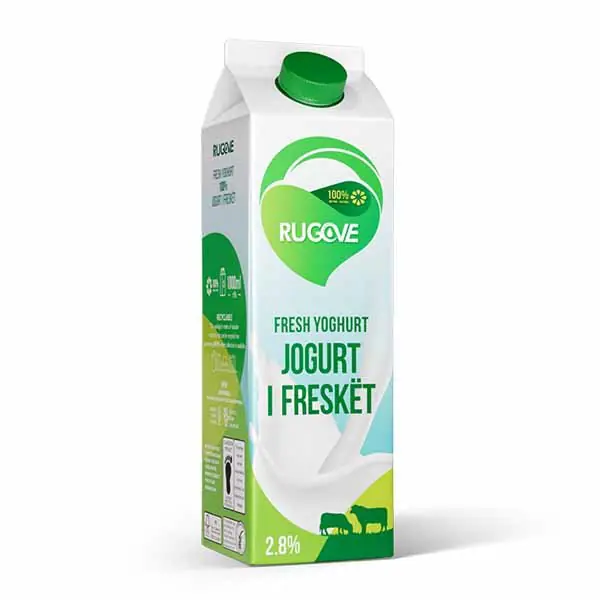 Jogurt tetrapak Rugove 2.8% 1l