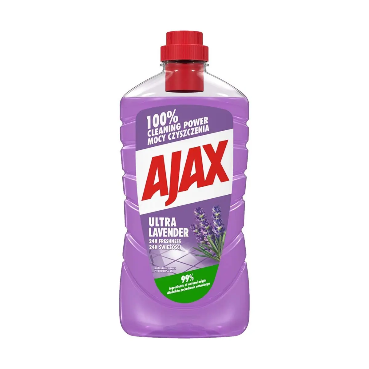 Detergjent për Pllaka Ajax Lavander 1L