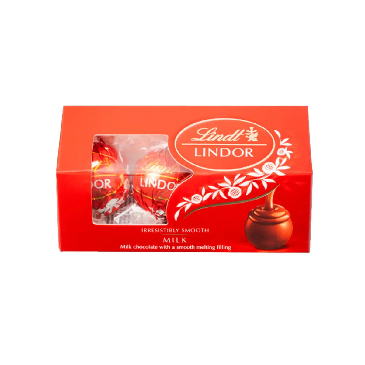 Bombonjer me qumesht Lindor 37gr
