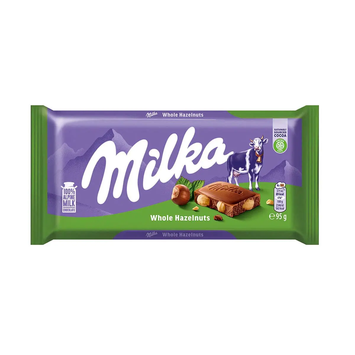 Çokollate me lajthi te plote Milka 95g