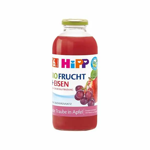 Leng frutash me vitamin hekur Hipp 500ml