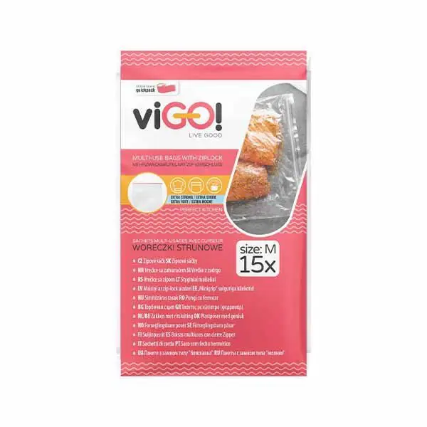 Qese multifunksionale me zip Vigo 15cope